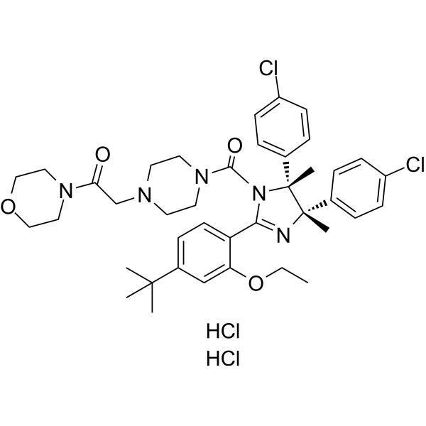 p53 and MDM2 proteins-interaction-inhibitor dihydrochloride 2070009-27-5